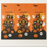 Spooky Friends Halloween Room Roll Scene Setter